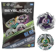 BEYBLADE-X - DUAL PACK - BRACE TRICERATOPS M-85BS & DAGGER DRAN 7-55K