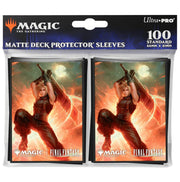 38701 - 100 DECK PROTECTOR SLEEVES - MAGIC: THE GATHERING - COMMANDER MASTER -FINAL FANTASY A