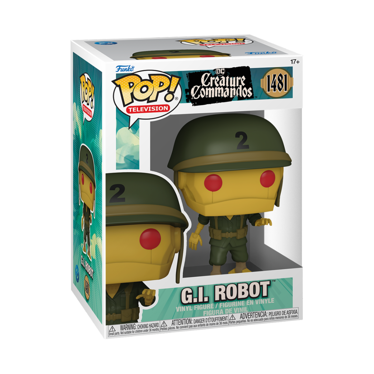CREATURE COMMANDOS - POP FUNKO VINYL FIGURE 1481 G.I. ROBOT 9CM