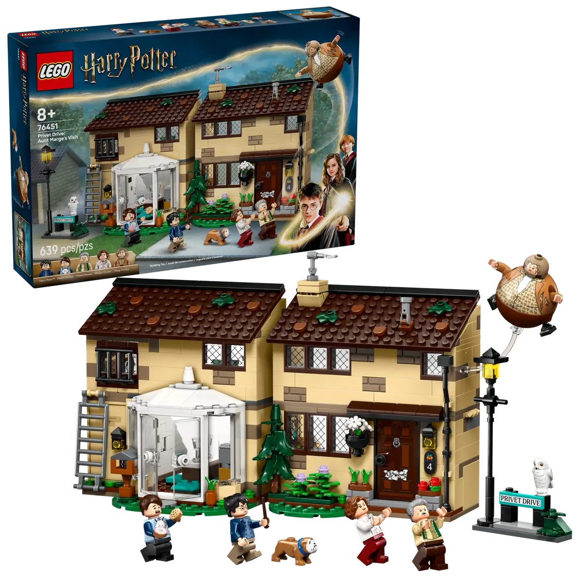 76451 - HARRY POTTER - PRIVET DRIVE: LA VISITA DI ZIA MARGE