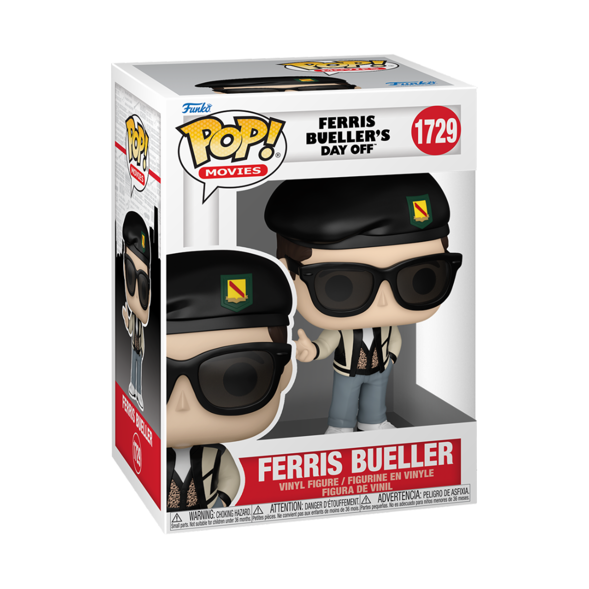 FERRIS BUELLER'S DAY OFF - POP FUNKO VINYL FIGURE 1729 FERRIS 9CM