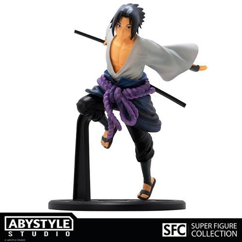 ABYFIG026 - NARUTO - SUPER FIGURE COLLECTION - SASUKE STATUA 17CM