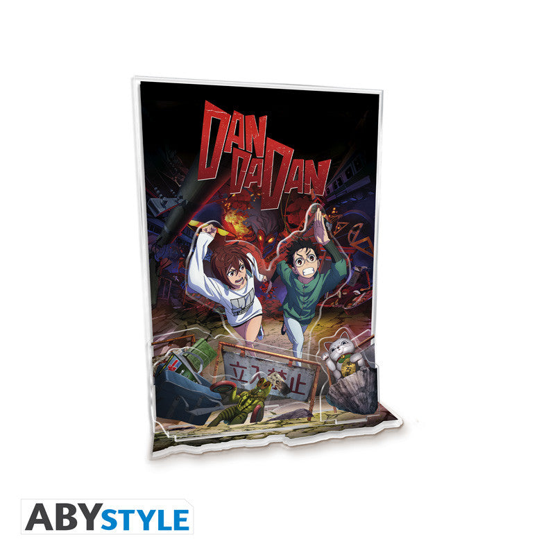 ABYACF246 - DANDADAN - ACRYL DIORAMA - KEY ART MOMO & OKARUN