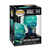 STAR WARS CLONE TROOPERS - POP FUNKO VINYL FIGURE 858 CLONE TROOPER (CHRISTOPHSIS) 9CM