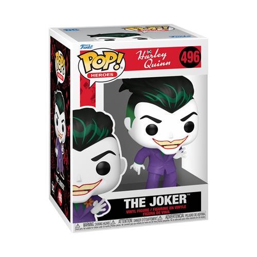 DC COMICS- HARLEY QUINN ANIMATED SERIES - POP FUNKO VINYL FIGURE 496 THE JOKER 9CM