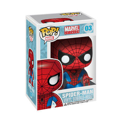 MARVEL COMICS - POP FUNKO VINYL FIGURE 03 SPIDER-MAN 10 CM