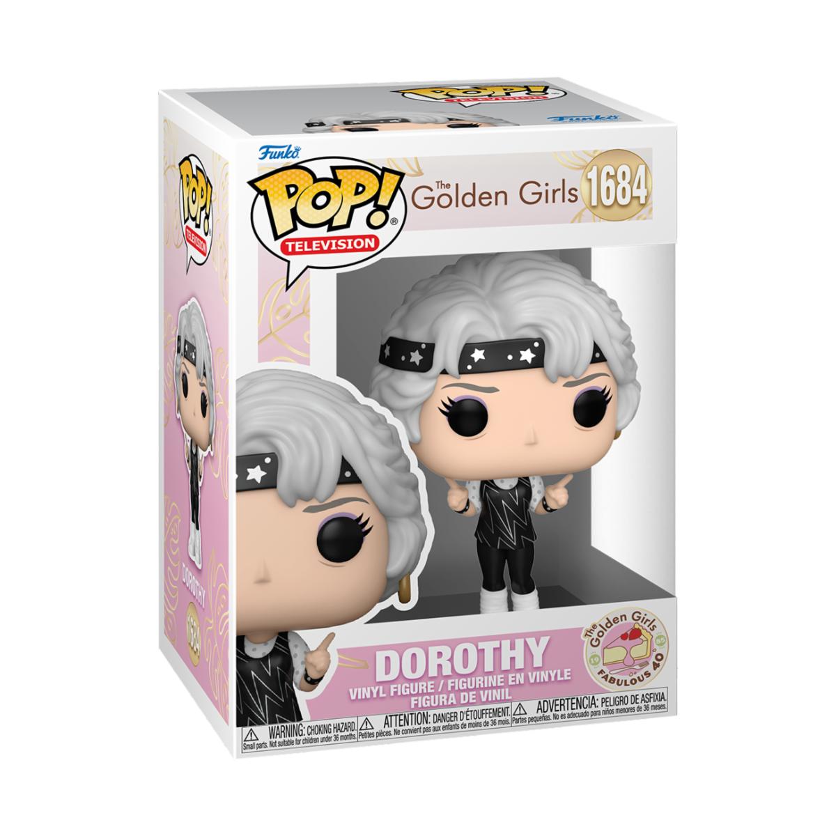 THE GOLDEN GIRLS: 40TH ANNIVERSARY - POP FUNKO VINYL FIGURE - POP FUNKO VINYL FIGURE 1864 DOROTHY 9CM