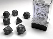 CHX 25340 - SET 7 DADI POLIEDRICI PUNTINATI - HI-TECH