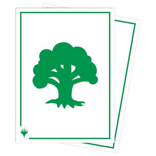 19935 - 105 DECK PROTECTOR SLEEVES - MAGIC: THE GATHERING - MANA 8 - FOREST