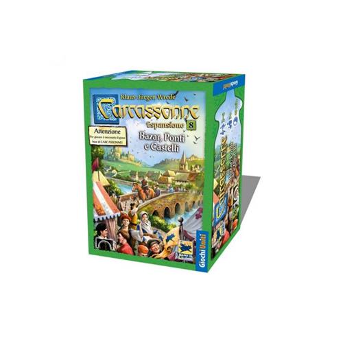 CARCASSONNE - ESPANSIONE 8 BAZAR, PONTI E CASTELLI NUOVA EDIZIONE
