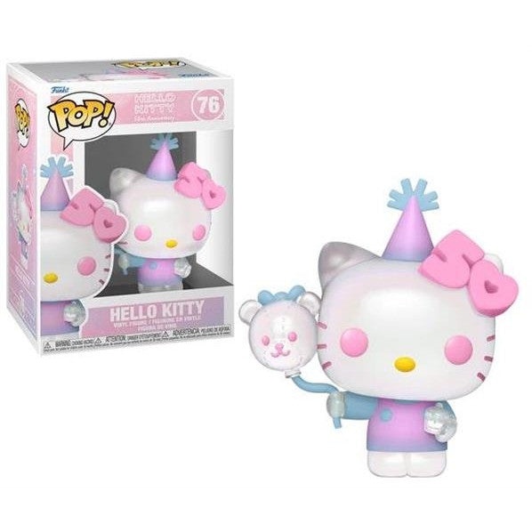 HELLO KITTY 50TH ANNIVERSARY - POP FUNKO VINYL FIGURE 76 HELLO KITTY W/BALOON