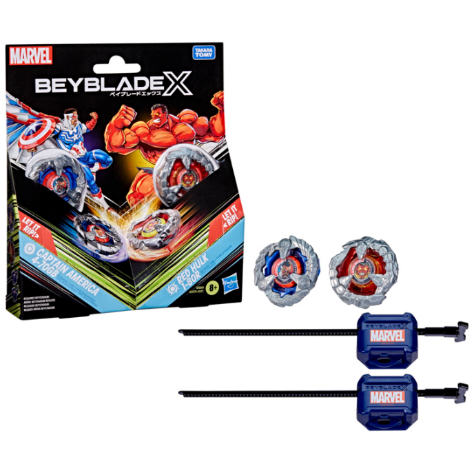 BEYBLADE-X - CAPTAIN AMERICA RED HULK