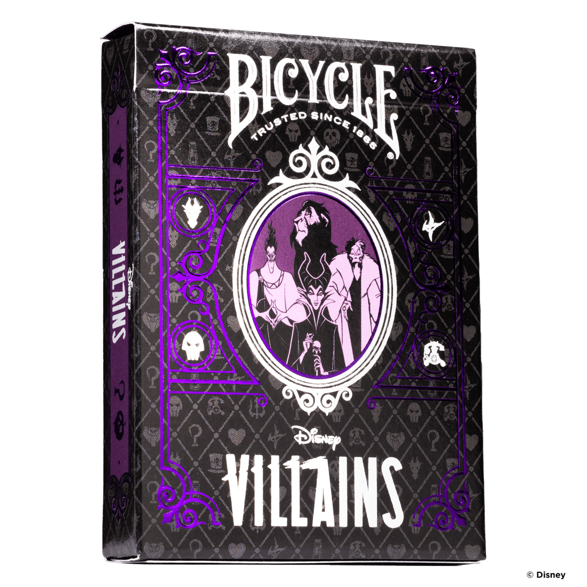 10040306 - BICYCLE GREEN & PURPLE VILLAIN - CARTE DA GIOCO