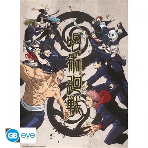 GBYDCO005 - JUJUTSU KAISEN - POSTER (52X38) - TOKYO VS KYOTO