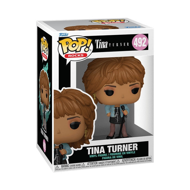 ROCKS: TINA TURNER - POP FUNKO VINYL FIGURE 492 TINA TURNER 9CM
