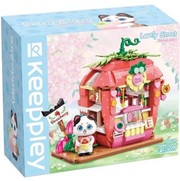 KP28008 - LOVELY STREET - TUXEDO CAT STRAWBERRY HOUSE