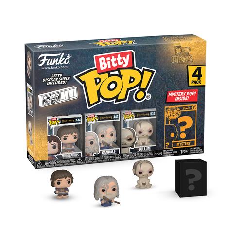 75456 - THE LORD OF THE RINGS - FUNKO BITTY POP VINYL FIGURE - FRODO (4PK)