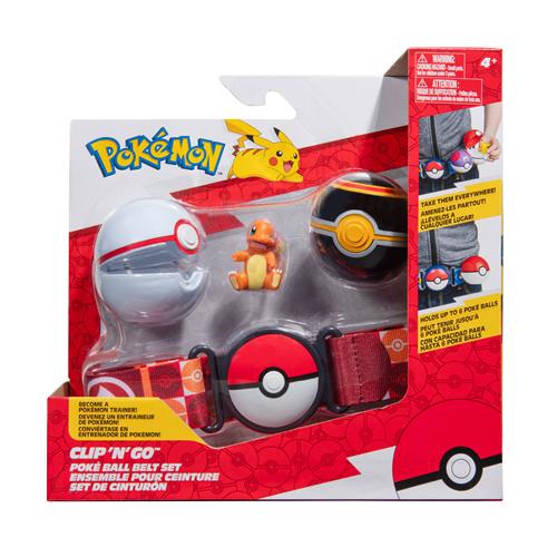 POKEMON - PK170502 - CLIP N GO POKE BAL - PEZZO SINGOLO - PREMIER BALL, LUXURY BALL AND CHARMANDER