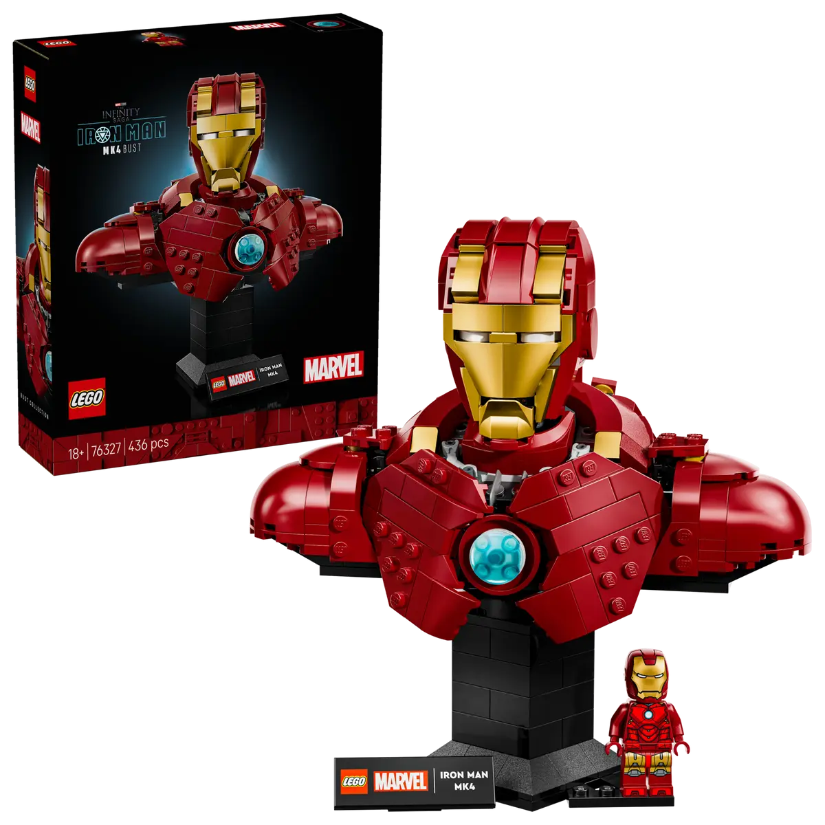 76327 - SUPER HEROES MARVEL - BUSTO DI IRON MAN MK4