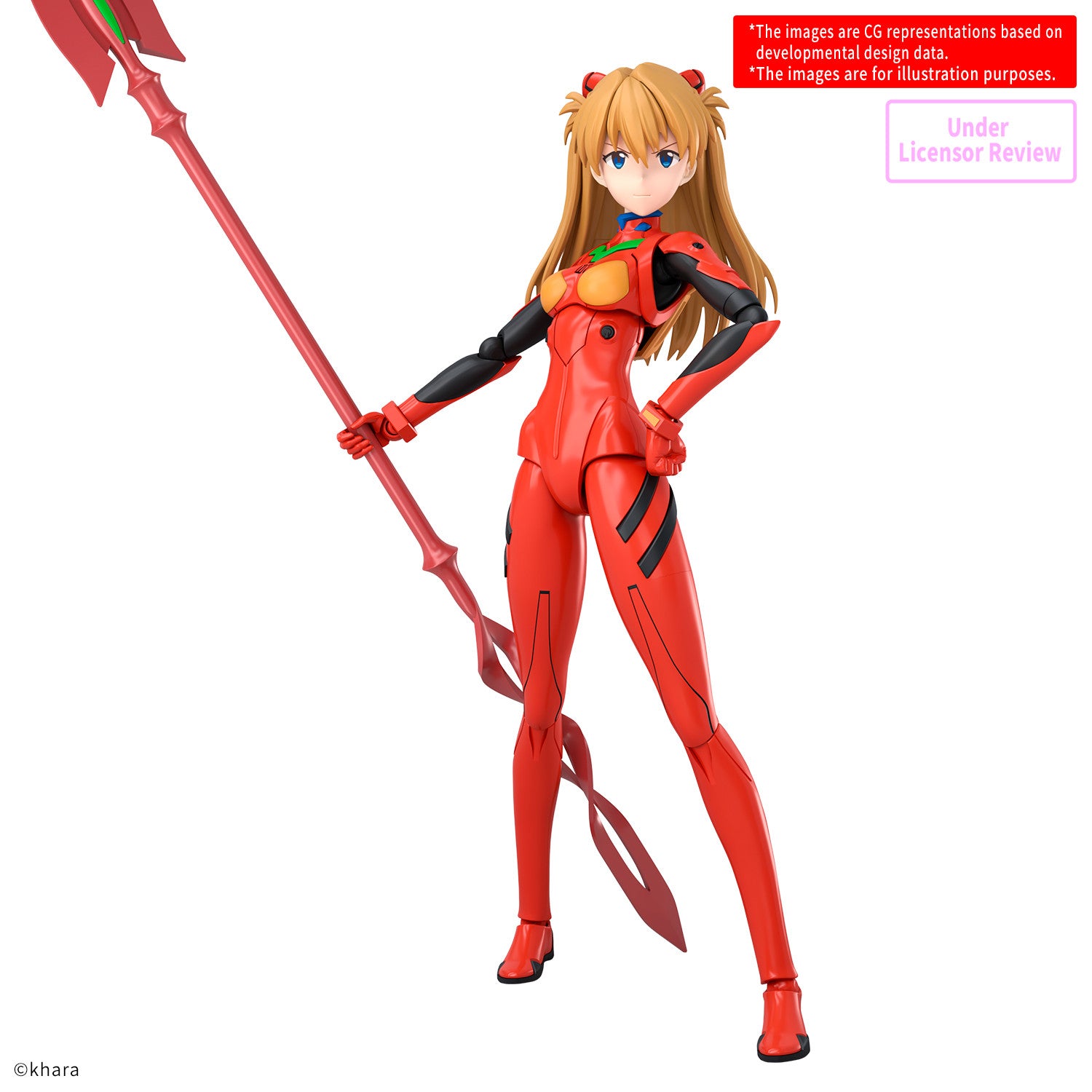 MK72527 - 30 MINUTES PREFERECE - EVANGELION - ASUKA SHIKINAMI LANGLEY (PLUG SUIT VER.) - MODEL KIT