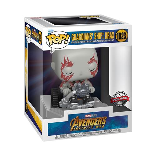 MARVEL: GUARDIANS OF THE GALAXY - POP FUNKO VINYL FIGURE 1023 DELUXE SHIP DRAX GA EXCL