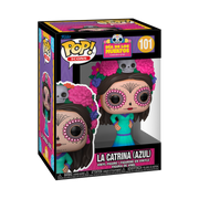 POP ICONS: DIA DE LOS MUERTOS - POP FUNKO VINYL FIGURE 101 LA CATRINA (AZUL) 9CM