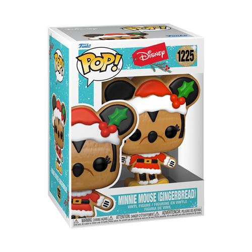 DISNEY: HOLIDAY - POP FUNKO VINYL FIGURE 1225 MINNIE MOUSE (GINBERBREAD) 9CM