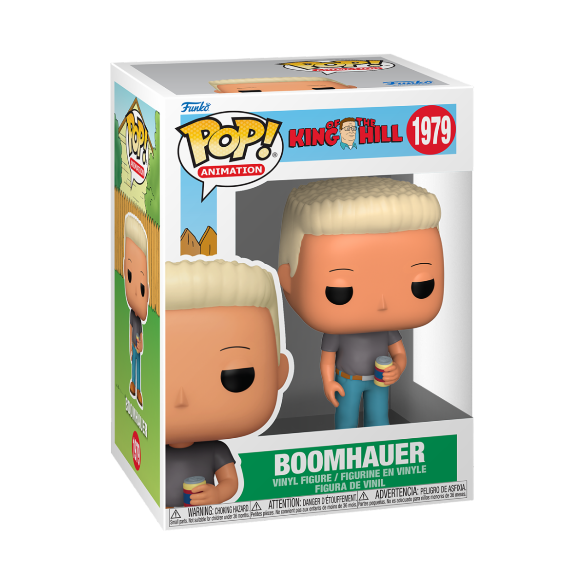 KING OF THE HILL - POP FUNKO VINYL FIGURE 1979 BOOMHAUER 9CM