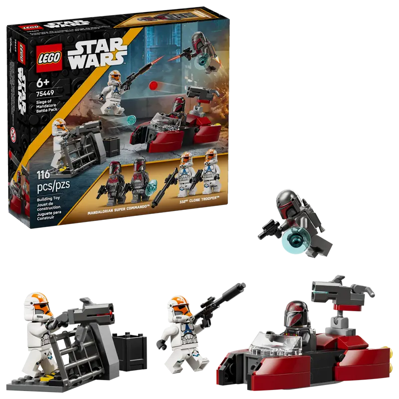 75449 - STAR WARS - BATTLE PACK ASSEDIO DI MANDALORE
