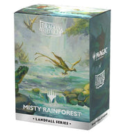 AT-16501 - 100 BUSTINE STANDARD - MATTE DUAL ART SLEEVES - LANDFALL SERIES - MISTY RAINFOREST
