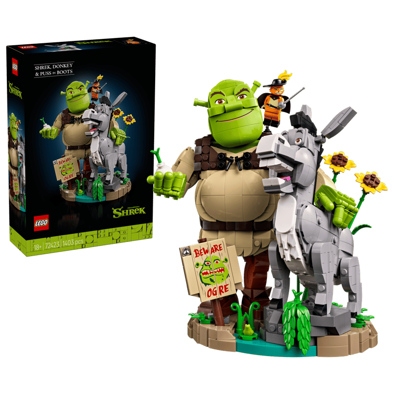 72423 - SHREK, CIUCHINO E GATTO CON GLI STIVALI
