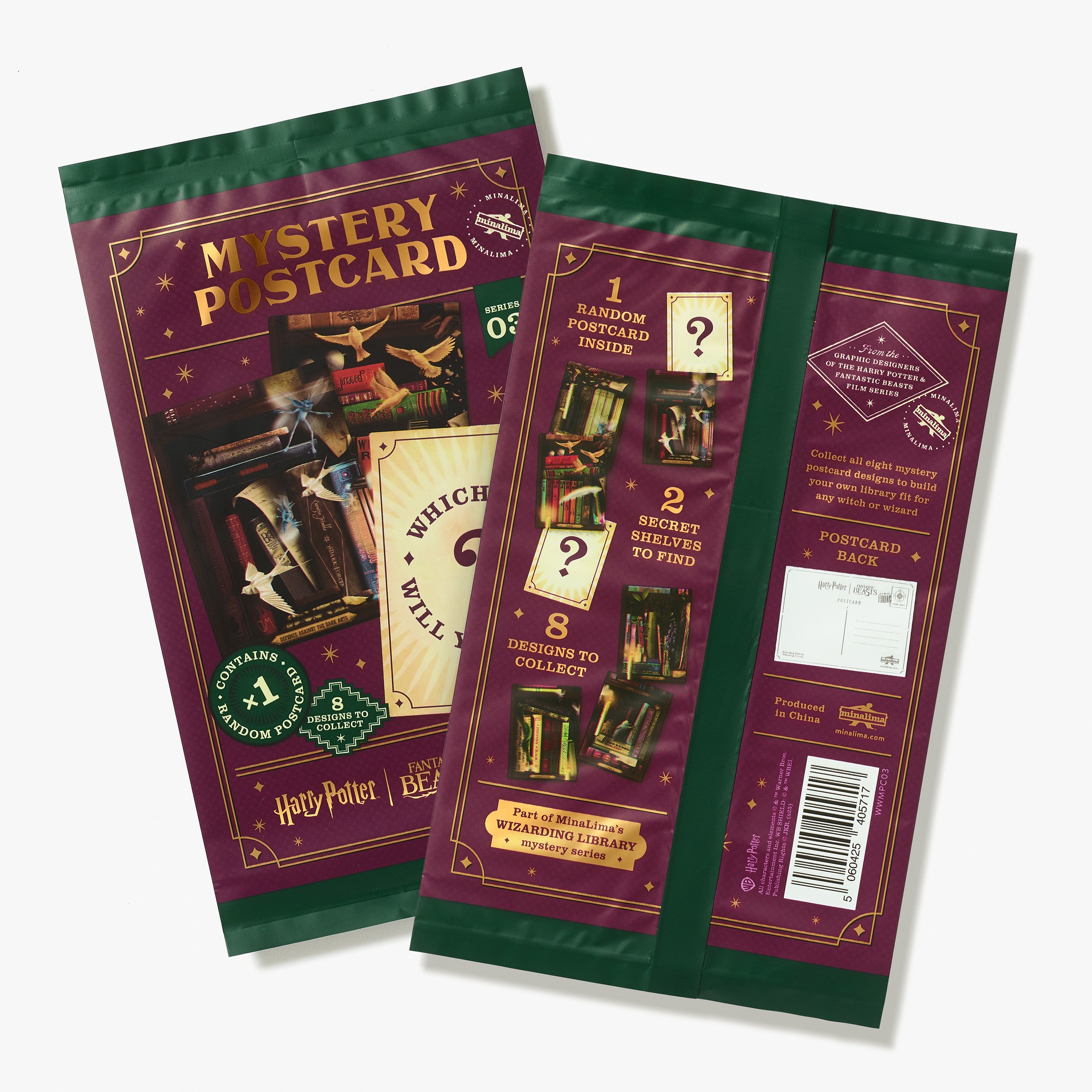 WWMPC03 - HARRY POTTER - SERIES 03: WIZARDING LIBRARY POSTCARD