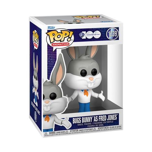 WARNER BROS: 100TH ANNIVERSARY - LOONEY TUNES - POP FUNKO VINYL FIGURE 1239 BUGS AS FRED 9CM