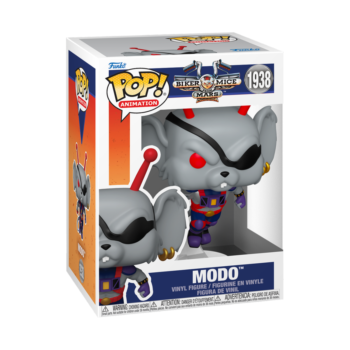 BIKER MICE FROM MARS - POP FUNKO VINYL FIGURE 1938 MODO 9CM
