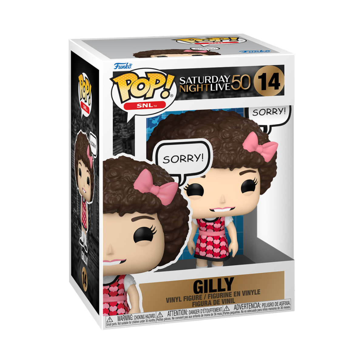 SATURDAY NIGHT LIVE: 50TH ANNIVERSARY - POP FUNKO VINYL FIGURE 14 GILLY 9CM