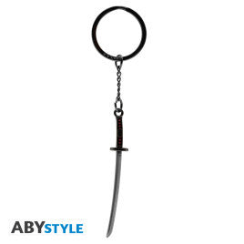 ABYKEY631 - DEMON SLAYER - KEYCHAIN 3D - TANJIRO'S KATANA S2