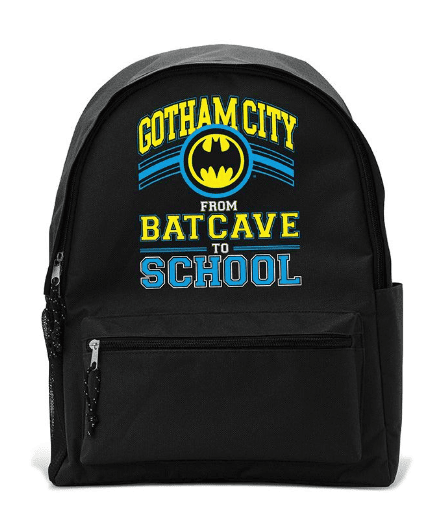 TGGBAG002 - DC COMICS: BATMAN - ZAINO - FROM BATCAVE TO SCHOOL