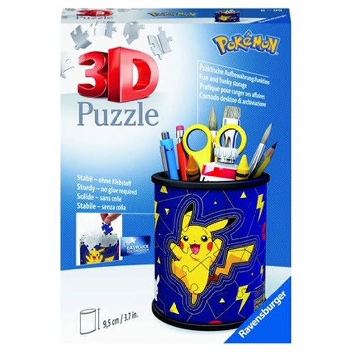 11257 - POKEMON - PUZZLEBALL 3D PORTAPENNE PIKACHU 57 PZ