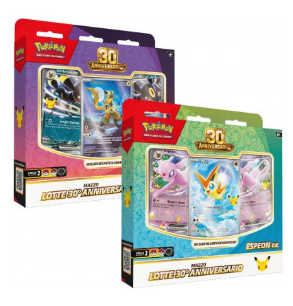 PK10468-I - POKEMON - POKEMON 30 ANNIVERSARIO - MAZZO LOTTE UMBREON-EX/ESPEON-EX