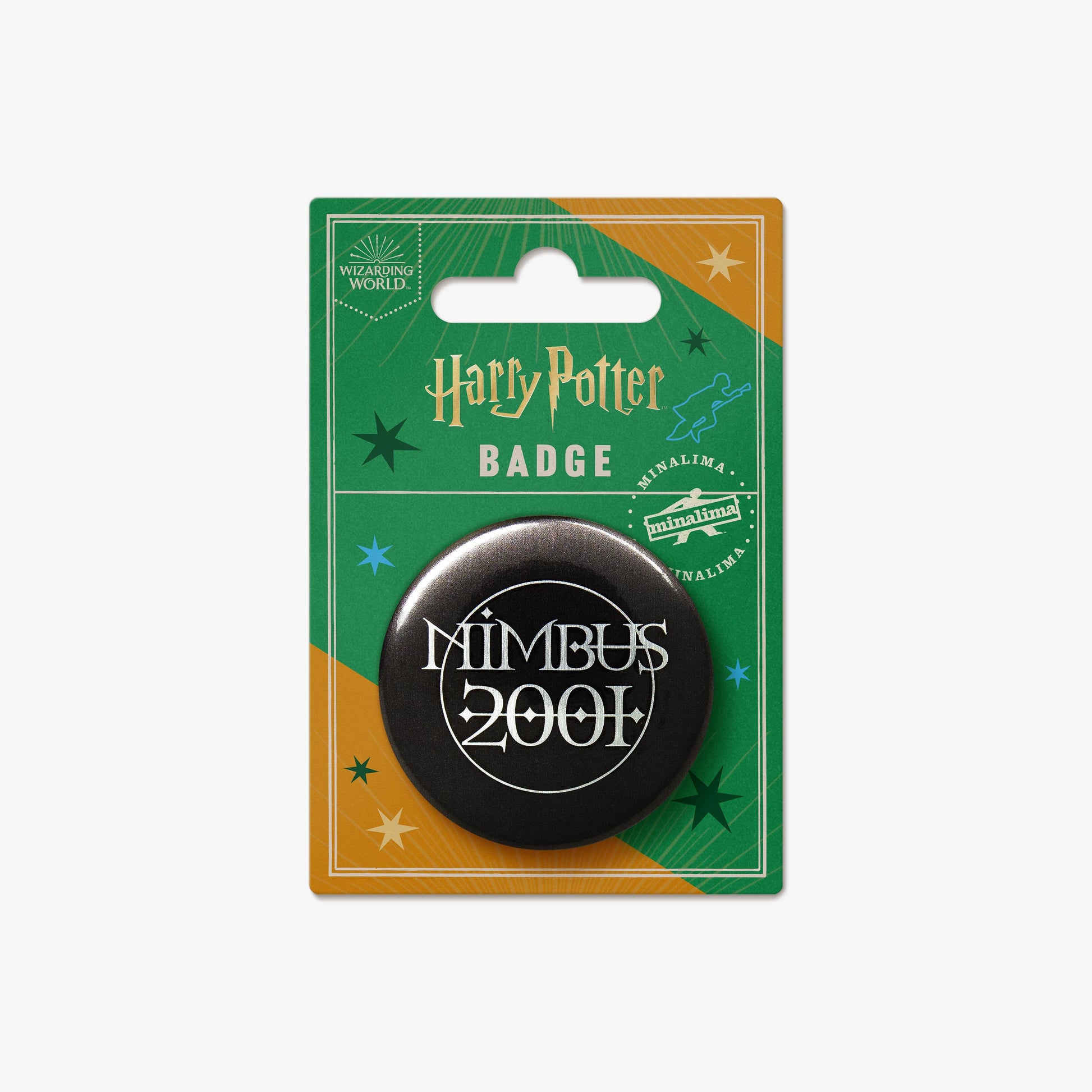 HPBB18 - HARRY POTTER - QUIDDITCH NIMBUS 2001 - BADGE