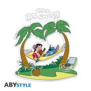 ABYACF238 - DISNEY - DIORAMA ACRILICO - LILO & STITCH HAMMOCK