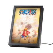 LR008 - ONE PIECE - STAMPA RETROILLUMINATA INCORNICIATA - ONE PIECE