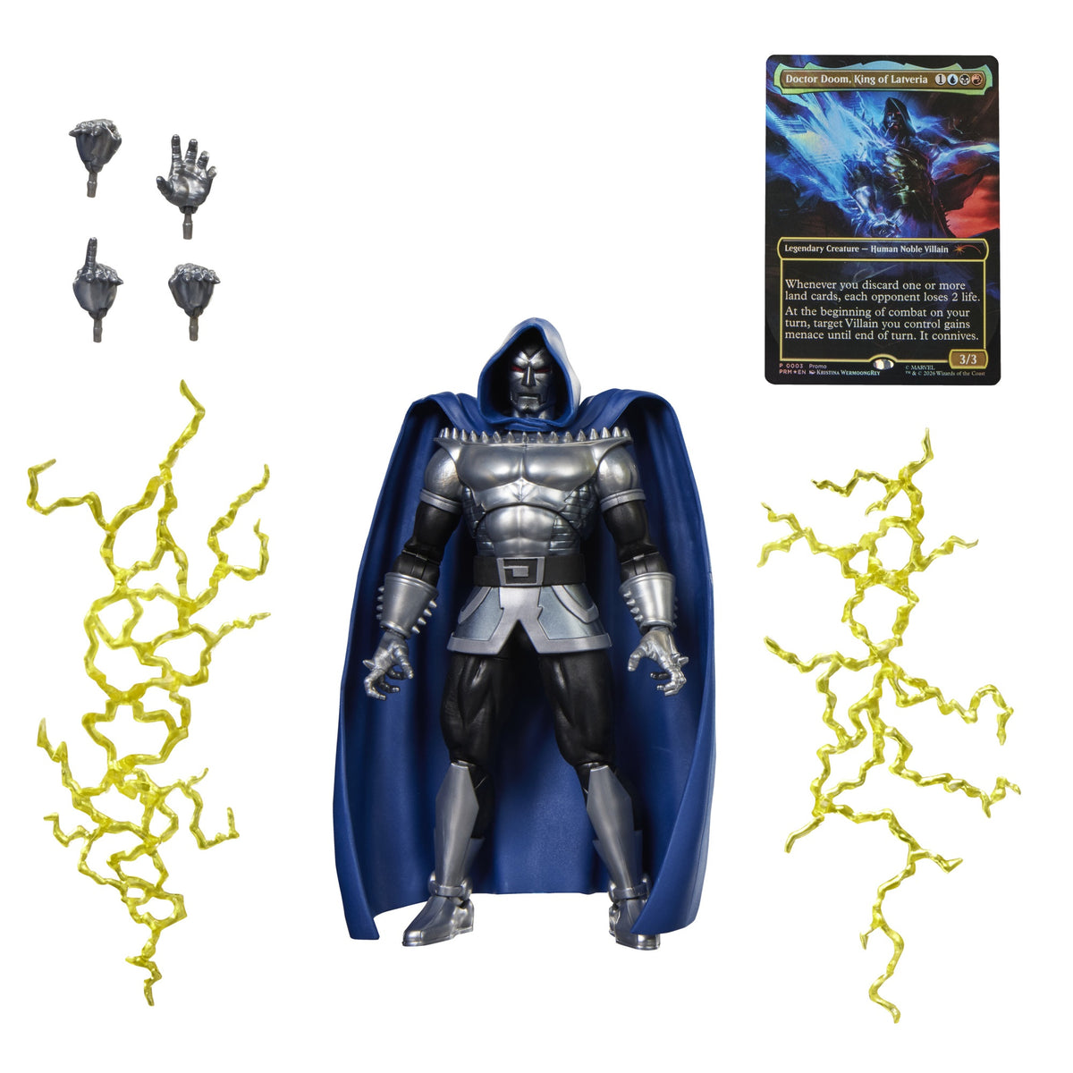 MARVEL SUPER HEROES X MAGIC: THE GATHERING - MARVEL LEGENDS SERIES - AVENGERS: DOOMSDAY - DOCTOR DOOM - ACTION FIGURE 15CM - ACTION FIGURE 15CM