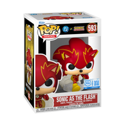 JUSTICE LEAGUE & SONIC THE HEDGEHOG - POP FUNKO VINYL FIGURE 593 SONIC AS FLASH 9CM