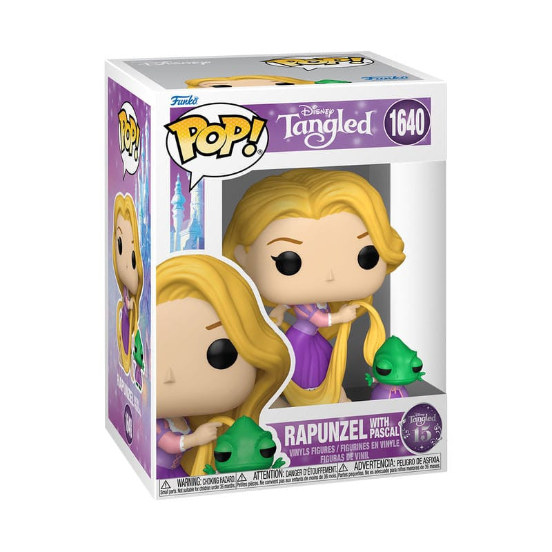 DISNEY: TANGLED - POP FUNKO VINYL FIGURE 1640 RAPUNZEL WITH PASCAL 9CM