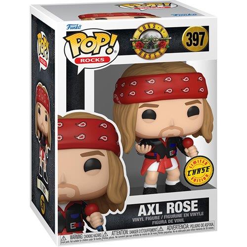 GUNS'N'ROSES - POP FUNKO VINYL FIGURE 397 AXEL ROSE (1992) CHASE 9CM