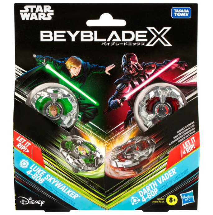 BEYBLADE-X X STAR WARS - COLLABORATION MULTIPACK - PEZZO SINGOLO - LUKE