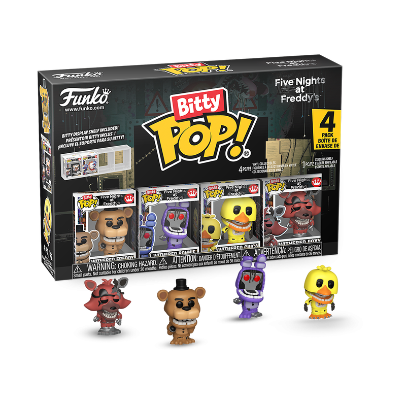 FIVE NIGHTS AT FREDDY'S - POP FUNKO BITTY VINYL FIGURE - WITHERED 2CM
