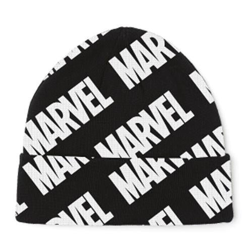 MARVEL COMICS - BEANIE HAT - REPEATING LOGO