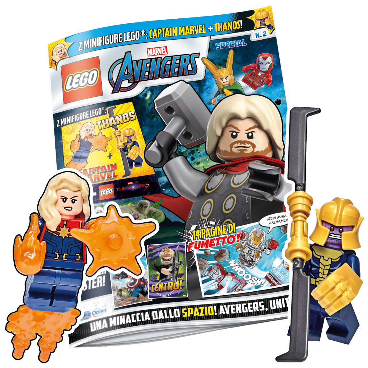 LEGO AVENGERS SPECIALE N.2 - THANOS + CAPTAIN MARVEL